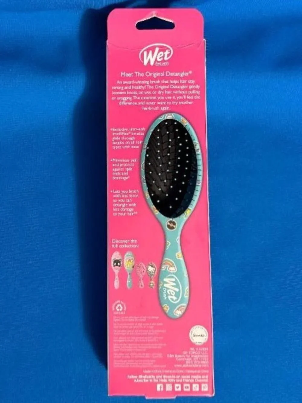 NEW & LIMITED EDITION KEROPPI HELLO KITTY ~ WET BRUSH ORIGINAL DETANGLER BRUSH